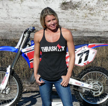 Load image into Gallery viewer, Ladies Tank racerback (Black)