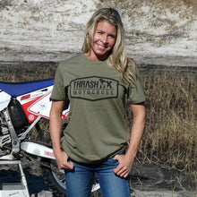 Load image into Gallery viewer, Hexagon Logo Tee (Military Green)