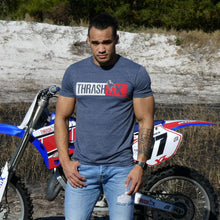 Load image into Gallery viewer, Box Logo Tee (Heather Navy)