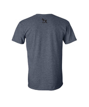 Load image into Gallery viewer, ThrashMX Round Logo T-Shirt in Heather Navy