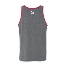 Load image into Gallery viewer, Round motocross Logo Tank Top (Red/Grey)