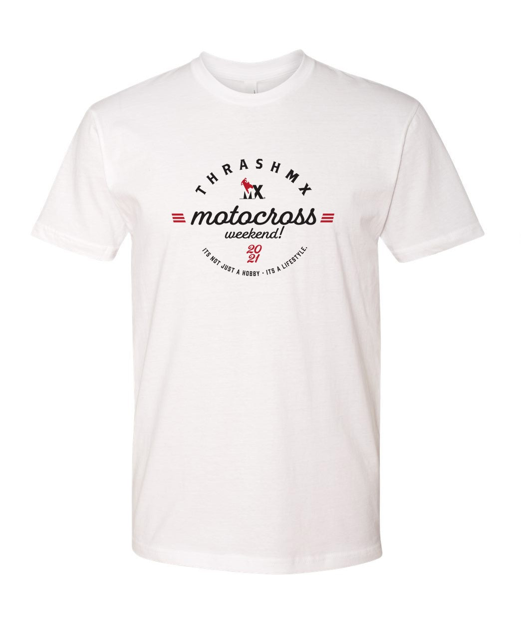 Motocross weekend T-shirt white