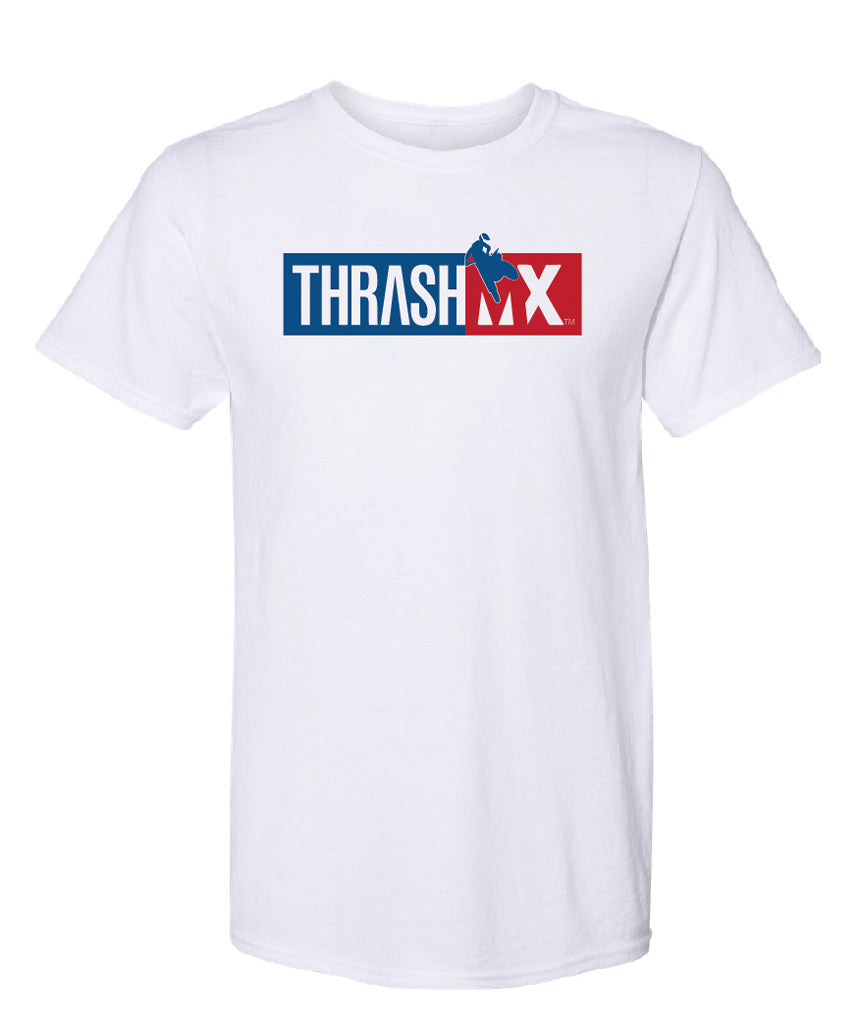 ThrashMX White Logo T-Shirt