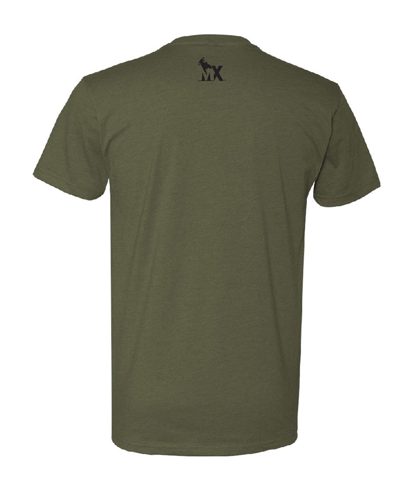 Classic Logo Tee (Military Green) – Thrash Mx