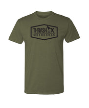 Load image into Gallery viewer, ThrashMX Hexagon Logo Green T-Shirt
