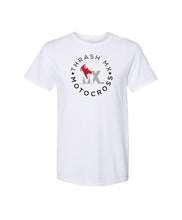 Load image into Gallery viewer, ThrashMX Round Logo T-Shirt in White
